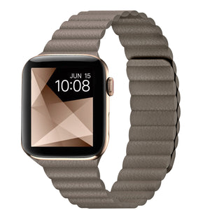 Magnetic Clasp for Apple Watch Band - Coffee